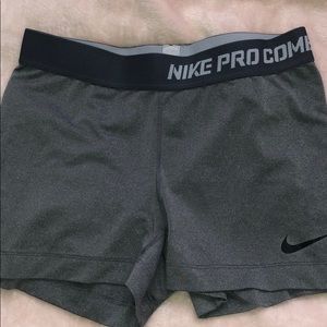 Grey Nike Pro Spandex
